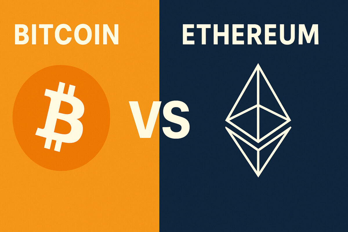 Bitcoin vs Ethereum comparison