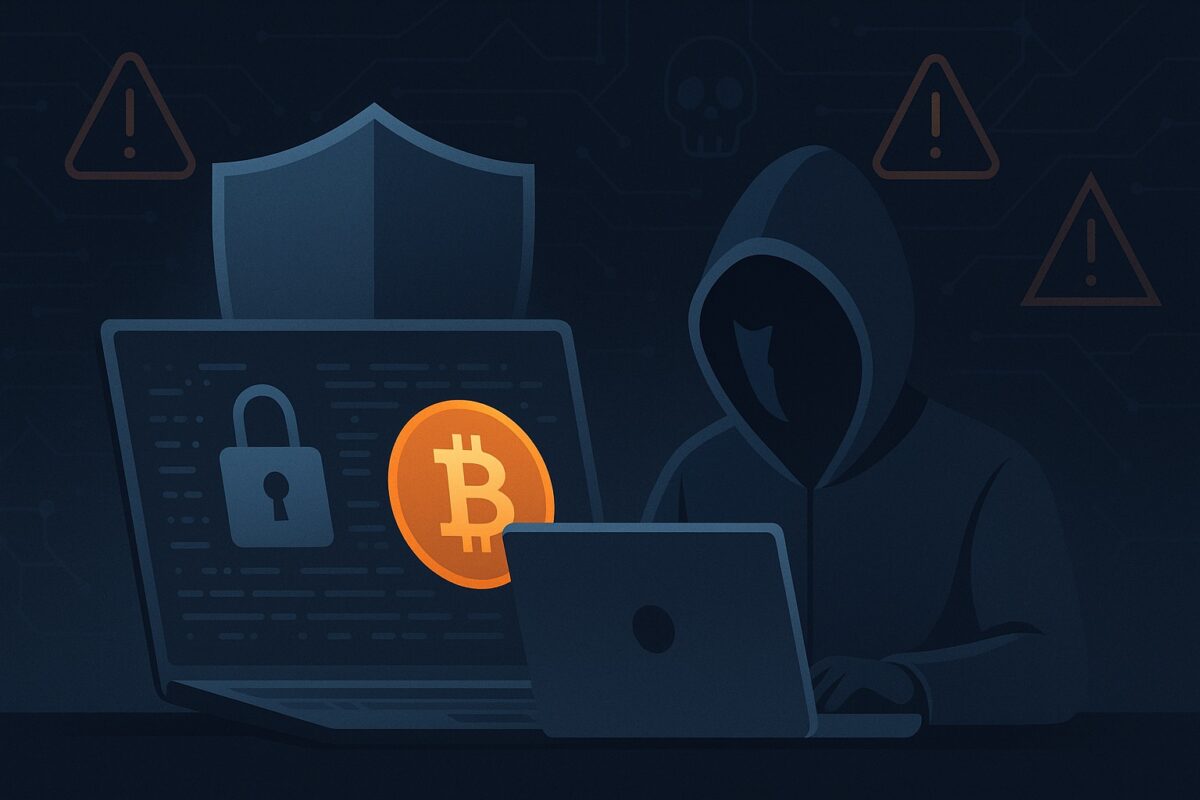 Crypto security guides and scam prevention in My Crypto Guide dark style