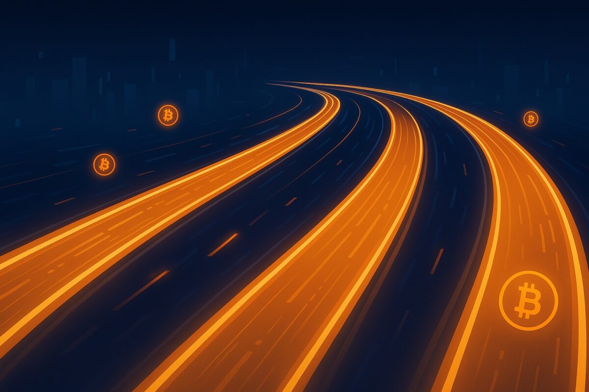 What are Layer 2 blockchains explained with futuristic highways