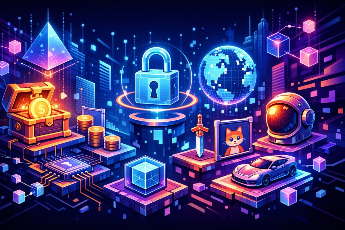 Digital scarcity concept artwork showing limited digital assets online