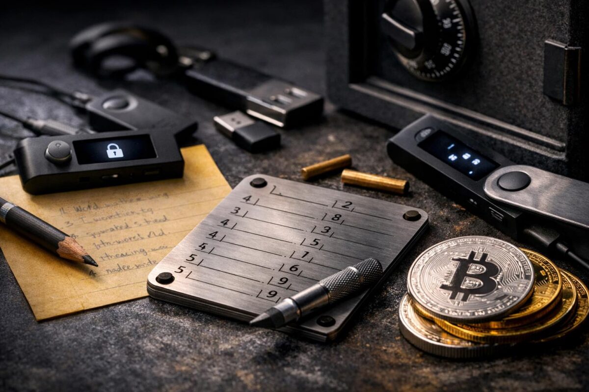 How to back up a Bitcoin wallet properly using an offline seed phrase backup